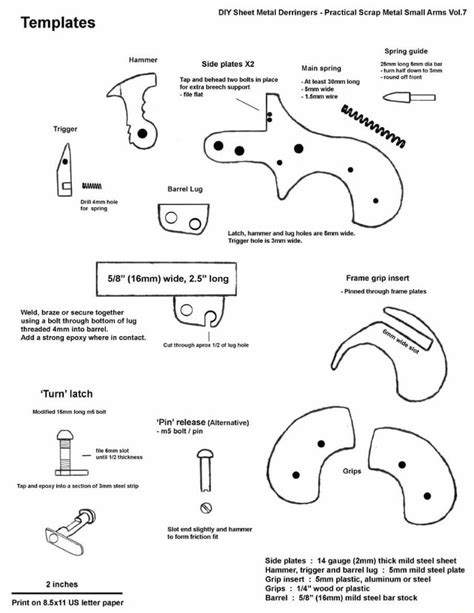 diy sheet metal derringers|practical scrap metal small arms.